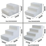 Pet Stairs Toys Cat Dog Ladder 2 3 4 Step Stairs for Dogs Puppy Ramp Detachable Sponge Pet Ladder Accessories - pet