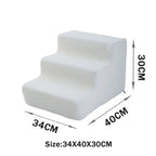 Pet Stairs Toys Cat Dog Ladder 2 3 4 Step Stairs for Dogs Puppy Ramp Detachable Sponge Pet Ladder Accessories