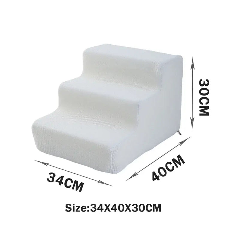 Pet Stairs Toys Cat Dog Ladder 2 3 4 Step Stairs for Dogs Puppy Ramp Detachable Sponge Pet Ladder Accessories