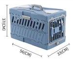 Pet Supplies Car Portable Cat Cage Portable Foldable Flight Case Breathable Kennel For Outing Pet Check-in Box - big