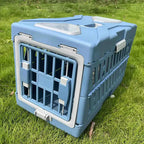 Pet Supplies Car Portable Cat Cage Portable Foldable Flight Case Breathable Kennel For Outing Pet Check-in Box