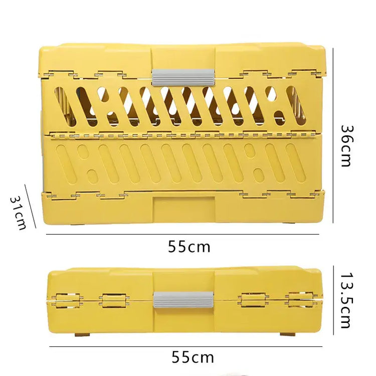 Pet Supplies Car Portable Cat Cage Portable Foldable Flight Case Breathable Kennel For Outing Pet Check-in Box - big 1