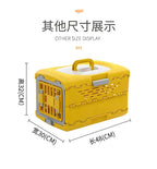Pet Supplies Car Portable Cat Cage Portable Foldable Flight Case Breathable Kennel For Outing Pet Check-in Box