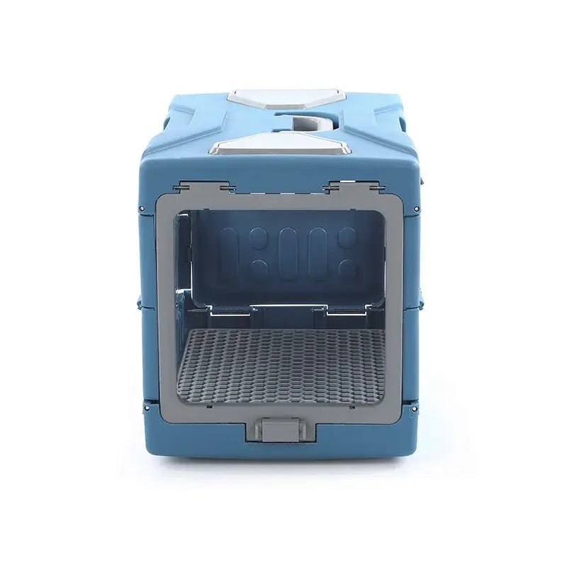 Pet Supplies Car Portable Cat Cage Portable Foldable Flight Case Breathable Kennel For Outing Pet Check-in Box