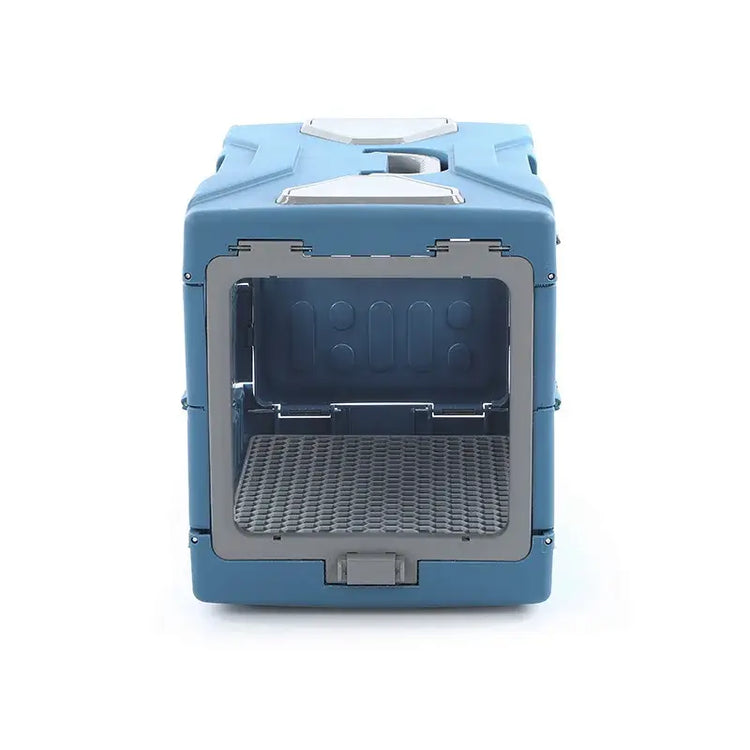 Pet Supplies Car Portable Cat Cage Portable Foldable Flight Case Breathable Kennel For Outing Pet Check-in Box