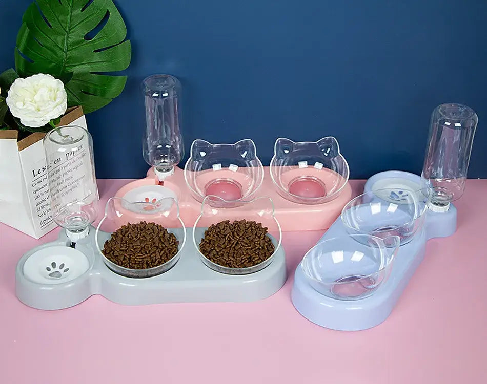 Pet SuppliesElevated Bowls For Cats And Durable Double Cat And Dog Bowl FeedersElevated Cat Feeding And Drinking