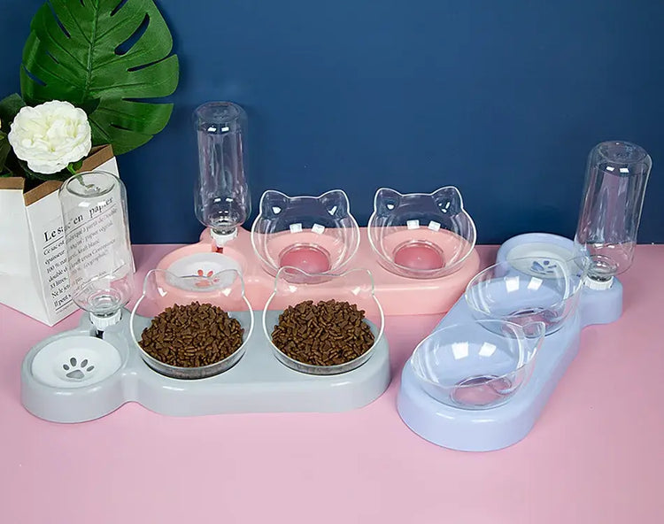 Pet SuppliesElevated Bowls For Cats And Durable Double Cat And Dog Bowl FeedersElevated Cat Feeding And Drinking