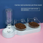 Pet SuppliesElevated Bowls For Cats And Durable Double Cat And Dog Bowl FeedersElevated Cat Feeding And Drinking