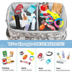 Pet Travel Bag Weekend Getaway Pet Storage Bag Includes Pad Pet Bowl Food Storage Pouch Multi-Functional Design