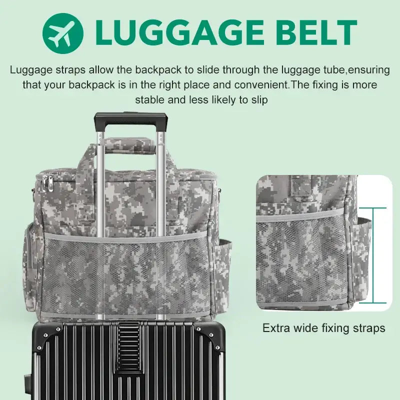 Pet Travel Bag Weekend Getaway Pet Storage Bag Includes Pad Pet Bowl Food Storage Pouch Multi-Functional Design