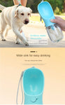 Portable Dog Cat Water Bottle with Storage Food and Water Container for Puppy Pets dogs Feeder Bowl Outdoor Travel Pet