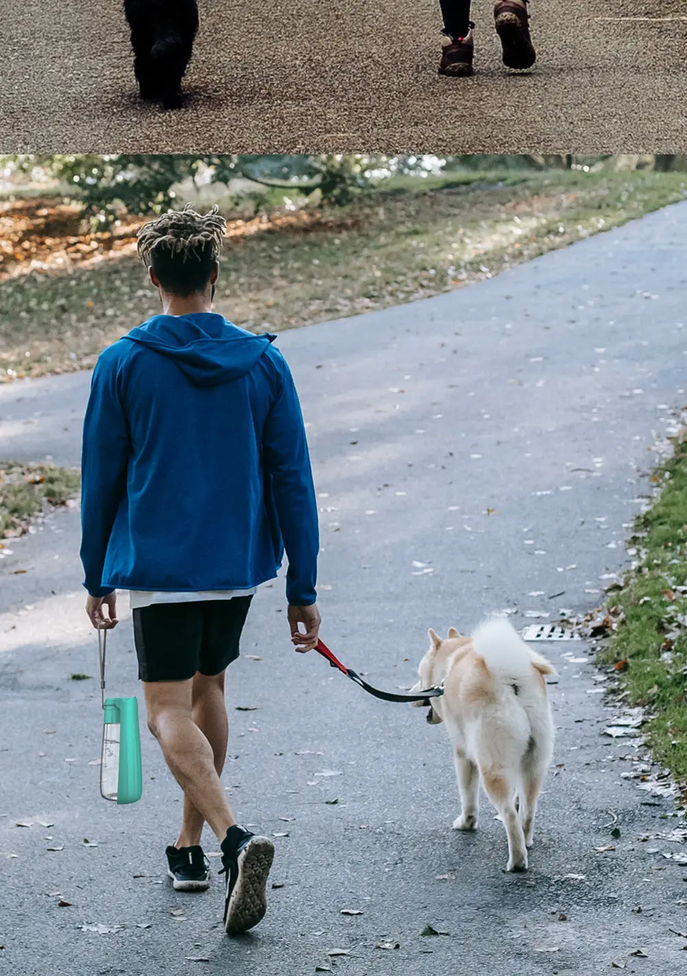 Portable Dog Water Bottle Dispenser For Small Large Dogs Foldable Puppy Outdoor Hiking Drinking Bowl French Bulldog Pet