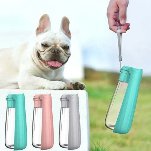 Portable Dog Water Bottle Dispenser For Small Large Dogs Foldable Puppy Outdoor Hiking Drinking Bowl French Bulldog Pet