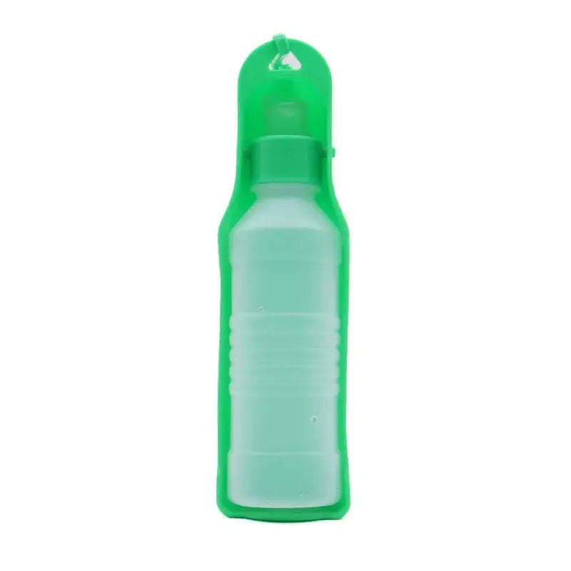 Portable Dog Water Bottle for out Walking Pet Drinking Cup Cat Feeding Supplies Travel Doggie Water Bottle - green