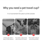 Portable Dog Water Bottle For Small Large Dogs Bowl Outdoor Walking Puppy Pet Travel Water Bottle Cat Drinking Bowl Dog