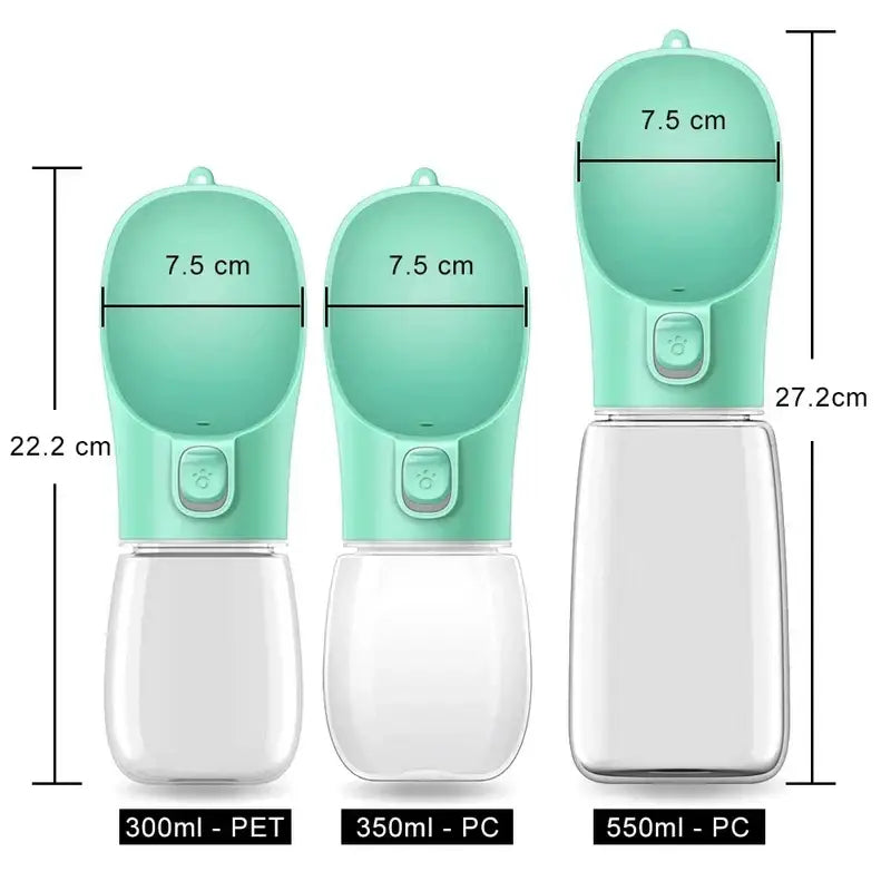 Portable Dog Water Bottle For Small Large Dogs Bowl Outdoor Walking Puppy Pet Travel Water Bottle Cat Drinking Bowl Dog