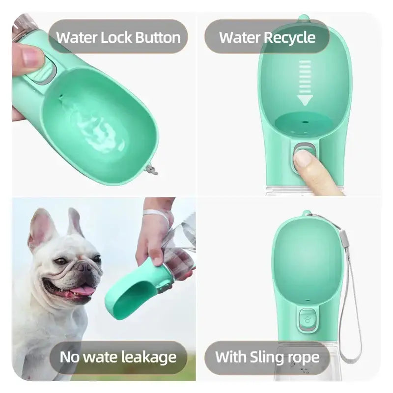 Portable Dog Water Bottle For Small Large Dogs Bowl Outdoor Walking Puppy Pet Travel Water Bottle Cat Drinking Bowl Dog