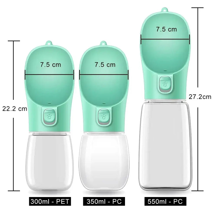 Portable Dog Water Bottle For Small Large Dogs Cat Outdoor Leakproof Walking Drinking Bowls Chihuahua French Bulldog