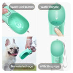 Portable Dog Water Bottle For Small Large Dogs Cat Outdoor Leakproof Walking Drinking Bowls Chihuahua French Bulldog