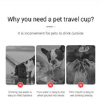 Portable Dog Water Bottle For Small Large Dogs Cat Outdoor Leakproof Walking Drinking Bowls Chihuahua French Bulldog