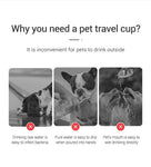 Portable Dog Water Bottle For Small Large Dogs Cat Outdoor Leakproof Walking Drinking Bowls Chihuahua French Bulldog