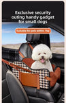 Portable Pet Car Safety Seat Cushion for Center Console Armrest Dog Cat Travel Bed for Small Pets
