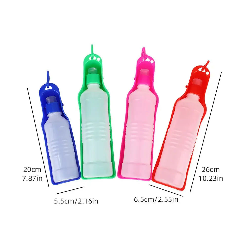 Portable Pet Dog Water Bottle Outdoor Travel Drinking Cup Leakproof Water Dispenser Feeder Bowl Portable Pet Water Bowl