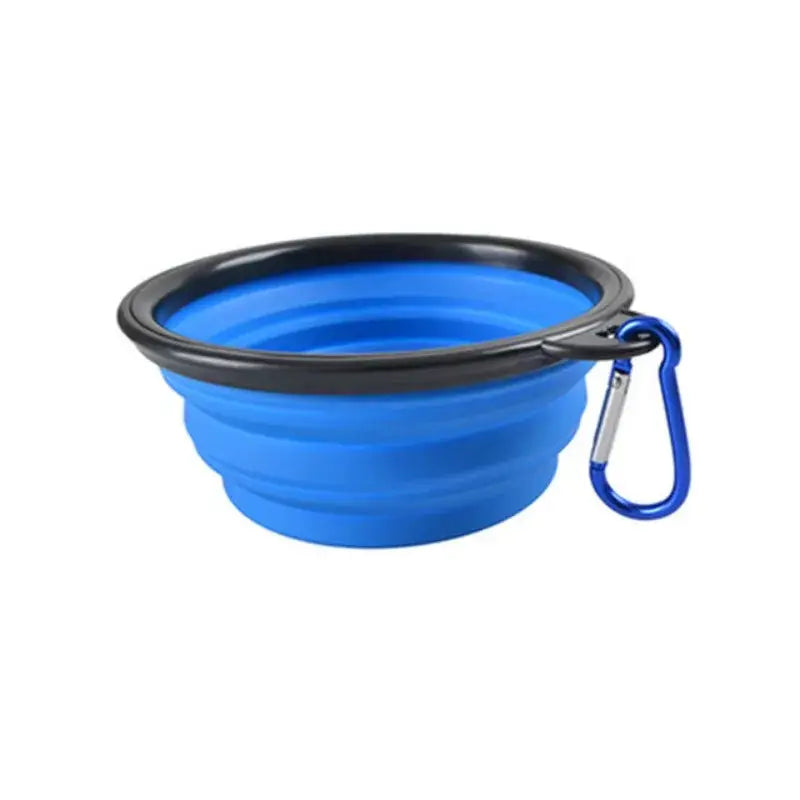 Portable Pet Food Bowl Durable TPR Bowl Cat and Dog Food Pet Silicone Collapsible Bowl Portable Travel Outdoor Water