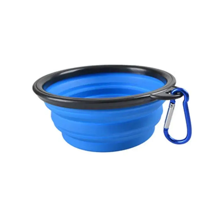 Portable Pet Food Bowl Durable TPR Bowl Cat and Dog Food Pet Silicone Collapsible Bowl Portable Travel Outdoor Water