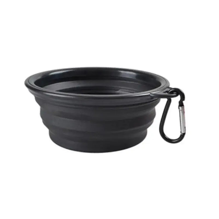 Portable Pet Food Bowl Durable TPR Bowl Cat and Dog Food Pet Silicone Collapsible Bowl Portable Travel Outdoor Water