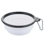 Portable Pet Food Bowl Durable TPR Bowl Cat and Dog Food Pet Silicone Collapsible Bowl Portable Travel Outdoor Water