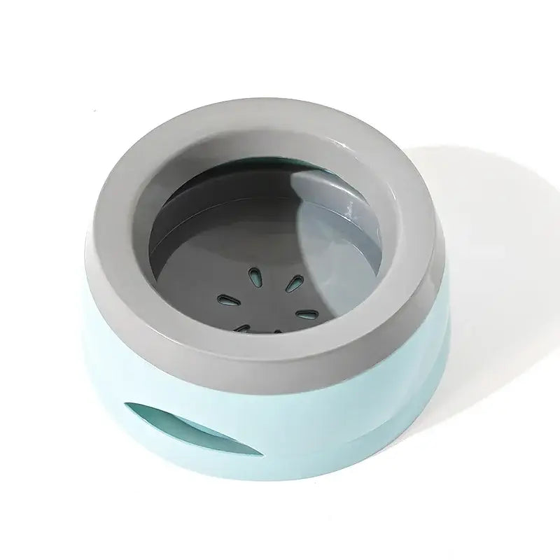 Portable Plastic Pet Dog Bowls No Spill Floating Design Non-Slip Cat Bowl Water Feeder Dry Mouth Support Pet