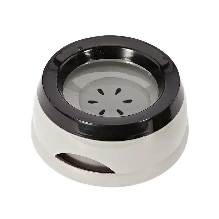 Portable Plastic Pet Dog Bowls No Spill Floating Design Non-Slip Cat Bowl Water Feeder Dry Mouth Support Pet