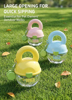 Portable water bottle for dogs portable travel cup walking pet drinking fountain pet supplies Dumbbell-shaped treat