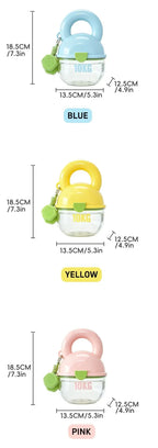 Portable water bottle for dogs portable travel cup walking pet drinking fountain pet supplies Dumbbell-shaped treat
