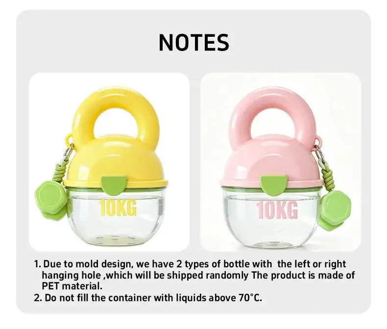 Portable water bottle for dogs portable travel cup walking pet drinking fountain pet supplies Dumbbell-shaped treat