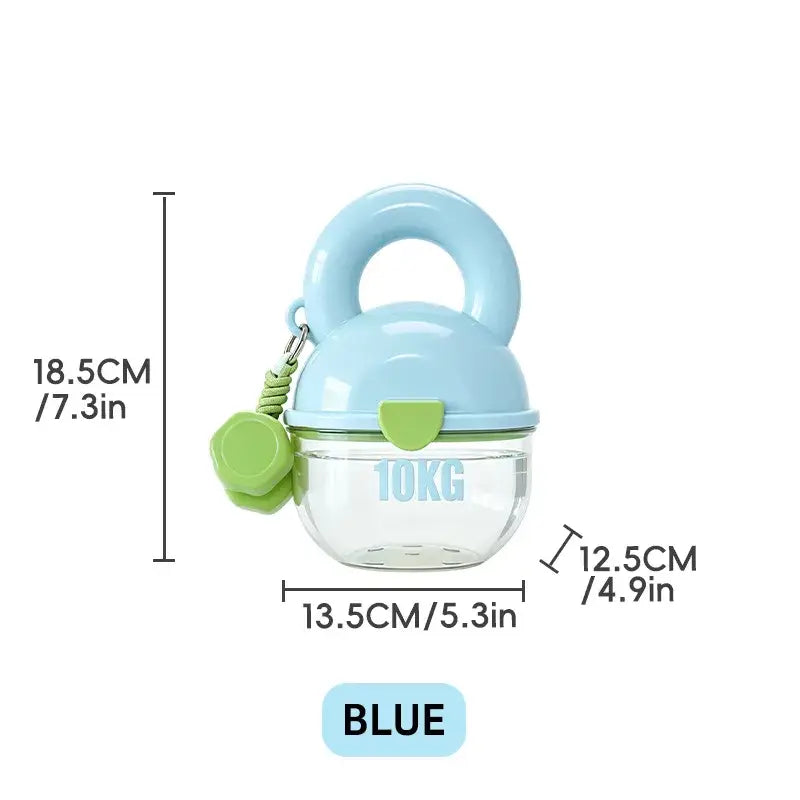 Portable water bottle for dogs portable travel cup walking pet drinking fountain pet supplies Dumbbell-shaped treat