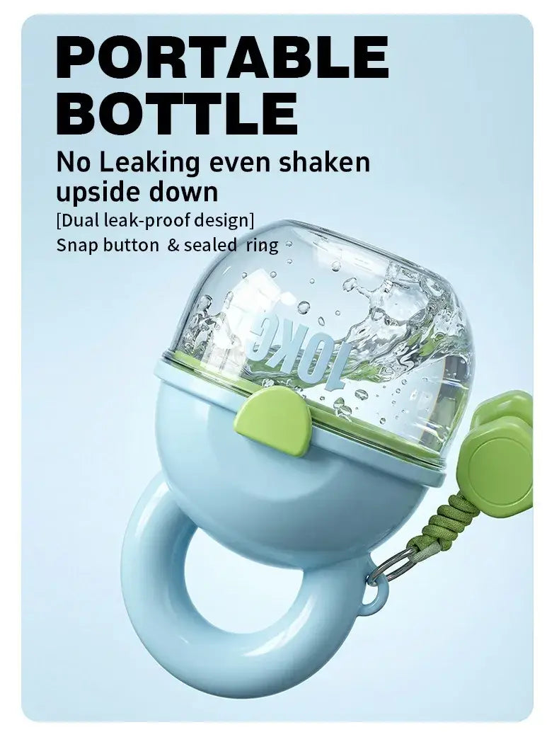 Portable water bottle for dogs portable travel cup walking pet drinking fountain pet supplies Dumbbell-shaped treat