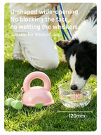Portable water bottle for dogs portable travel cup walking pet drinking fountain pet supplies Dumbbell-shaped treat