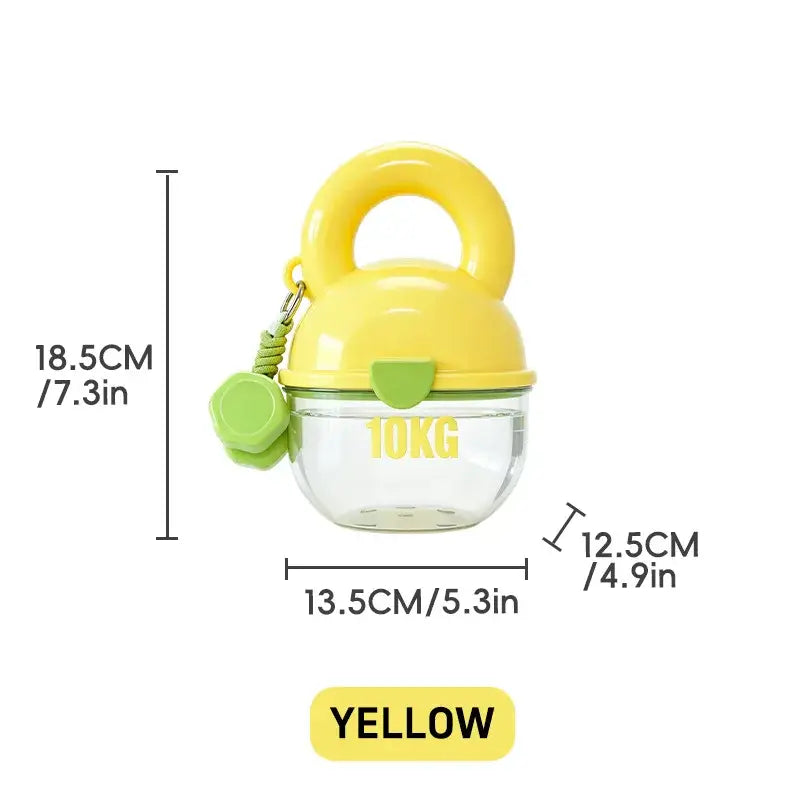 Portable water bottle for dogs portable travel cup walking pet drinking fountain pet supplies Dumbbell-shaped treat