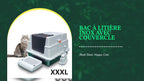 Bac &agrave; liti&egrave;re inox avec couvercle by@Outfy