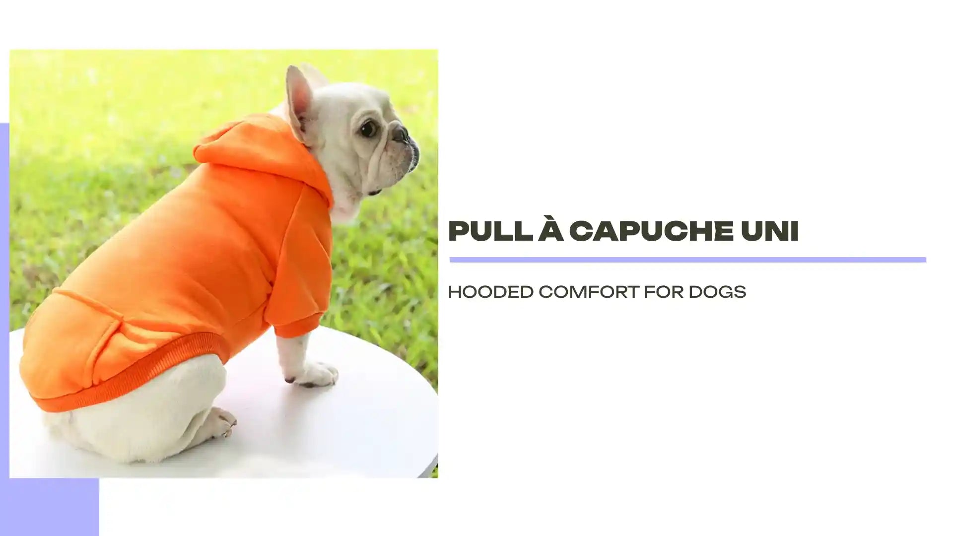 Pull &agrave; capuche uni by@Outfy