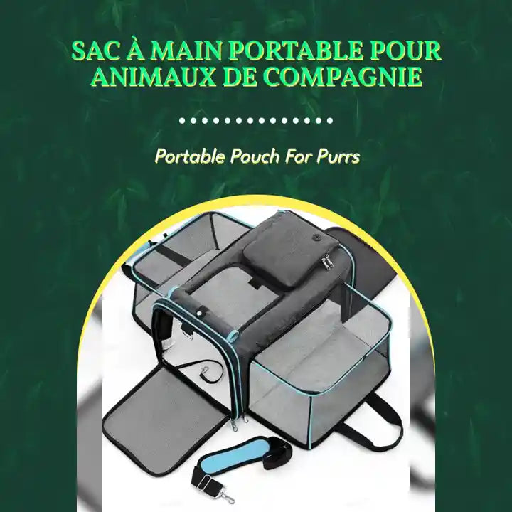 Sac &agrave; main portable pour animaux de compagnie by@Outfy