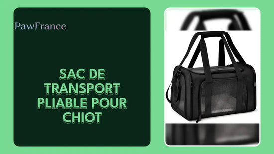 Sac de transport pliable pour chiot by@Outfy