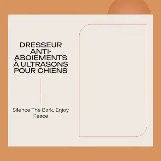 Dresseur anti-aboiements &agrave; ultrasons pour chiens by@Outfy
