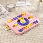 Puzzle Feeder Dog Toy for Large Medium Dogs Mentally Stimulating Toys Treat Dispensing Dog Toys Enrichment for Smart