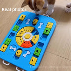Puzzle Feeder Dog Toy for Large Medium Dogs Mentally Stimulating Toys Treat Dispensing Dog Toys Enrichment for Smart