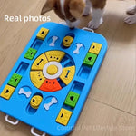 Puzzle Feeder Dog Toy for Large Medium Dogs Mentally Stimulating Toys Treat Dispensing Dog Toys Enrichment for Smart