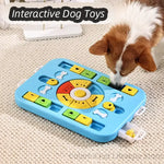 Puzzle Feeder Dog Toy for Large Medium Dogs Mentally Stimulating Toys Treat Dispensing Dog Toys Enrichment for Smart