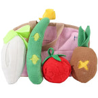 Puzzle Feeding Toy & Anxiety Relief Basket - Slow Feeder Mental Stimulation Interactive Snuffle Mat for Dogs with Treat